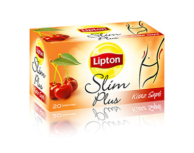 Lipton Kiraz Saplı Slim Plus Poşet Çay 20´li